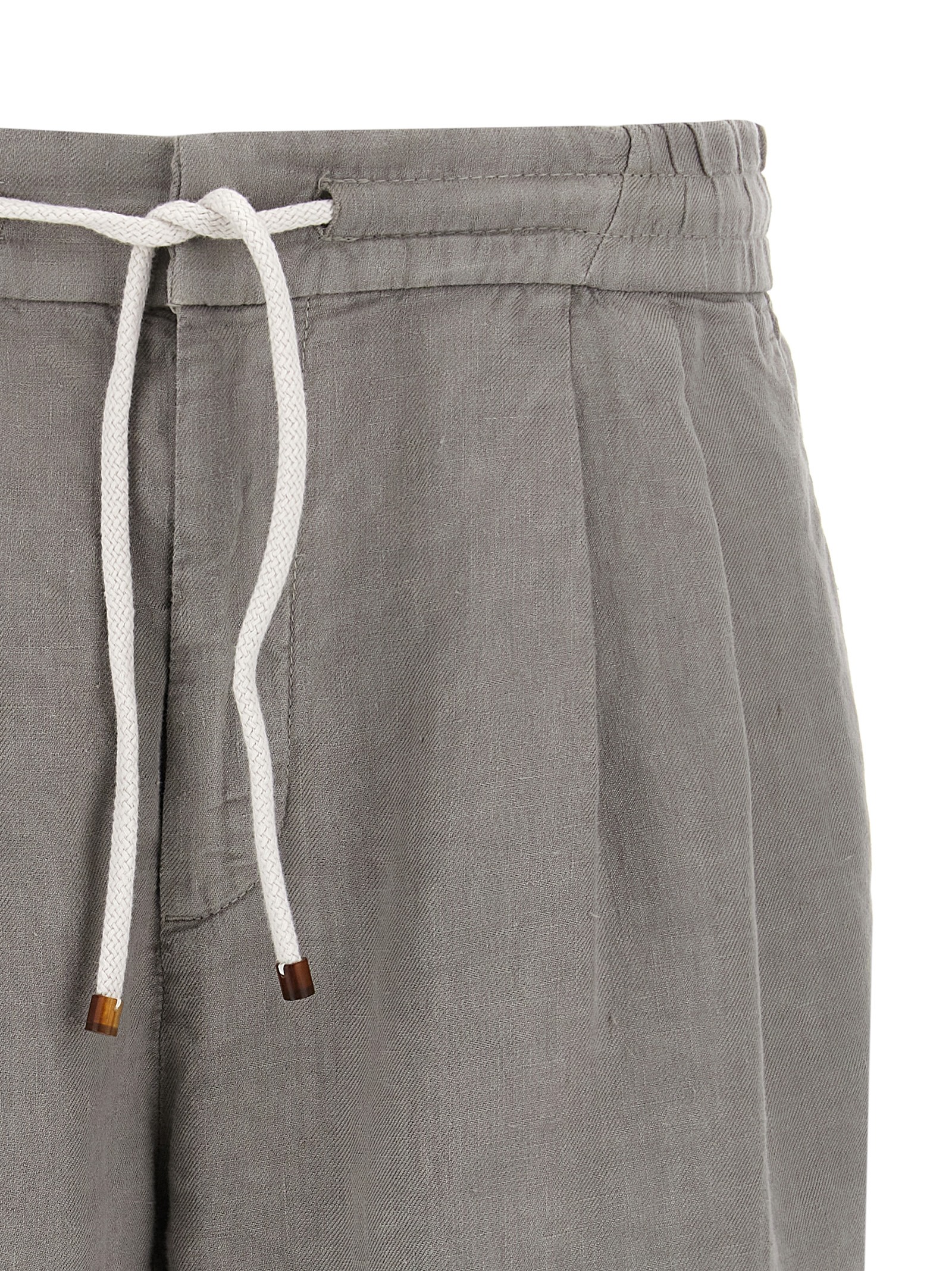 Linen bermuda shorts - immagine 3