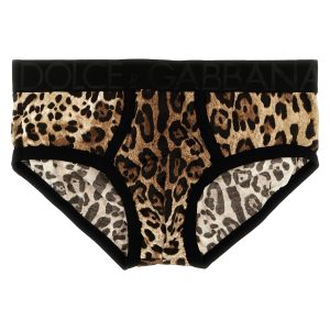 Animal print brief