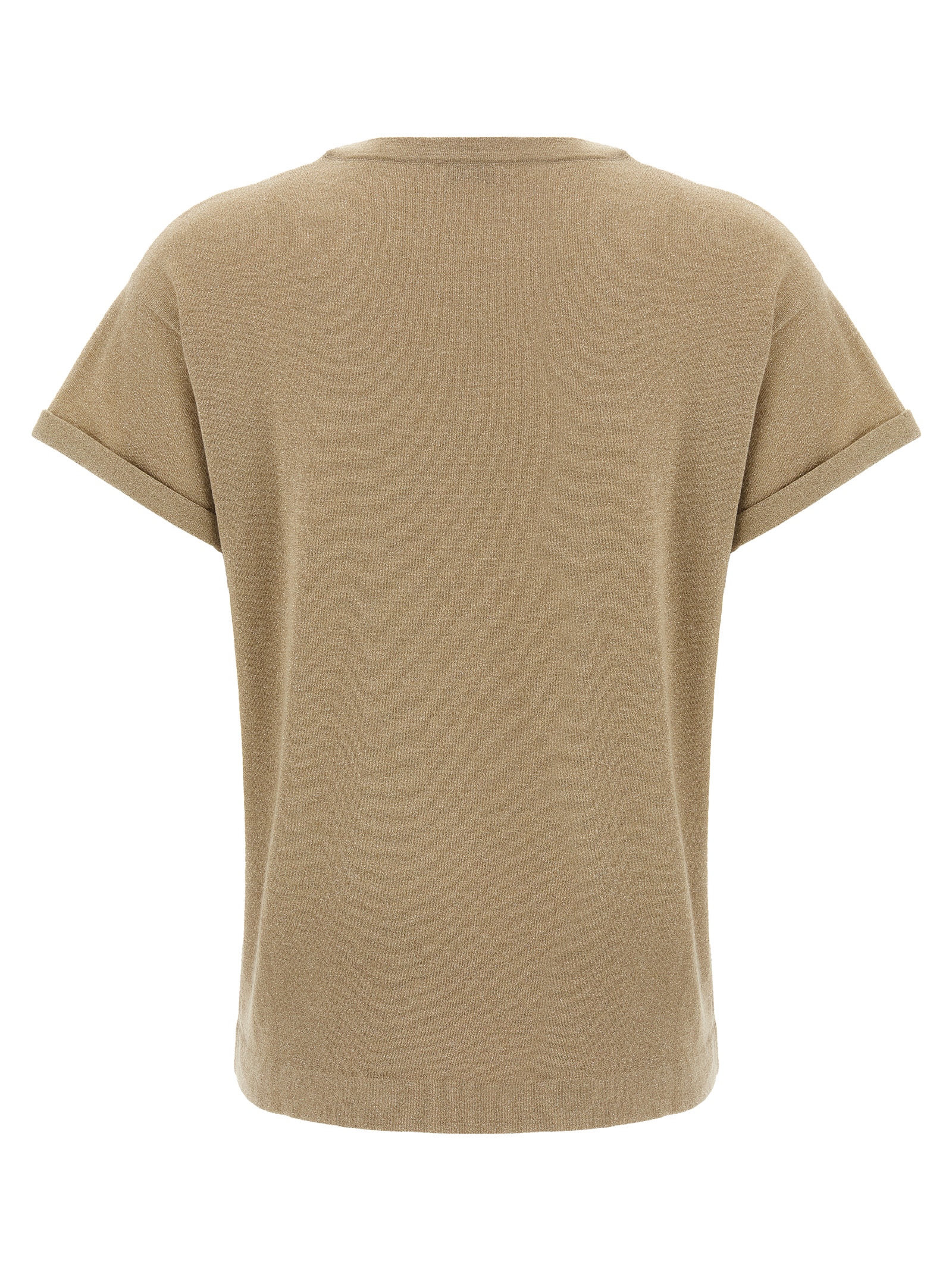 Lamé cashmere t-shirt - immagine 2