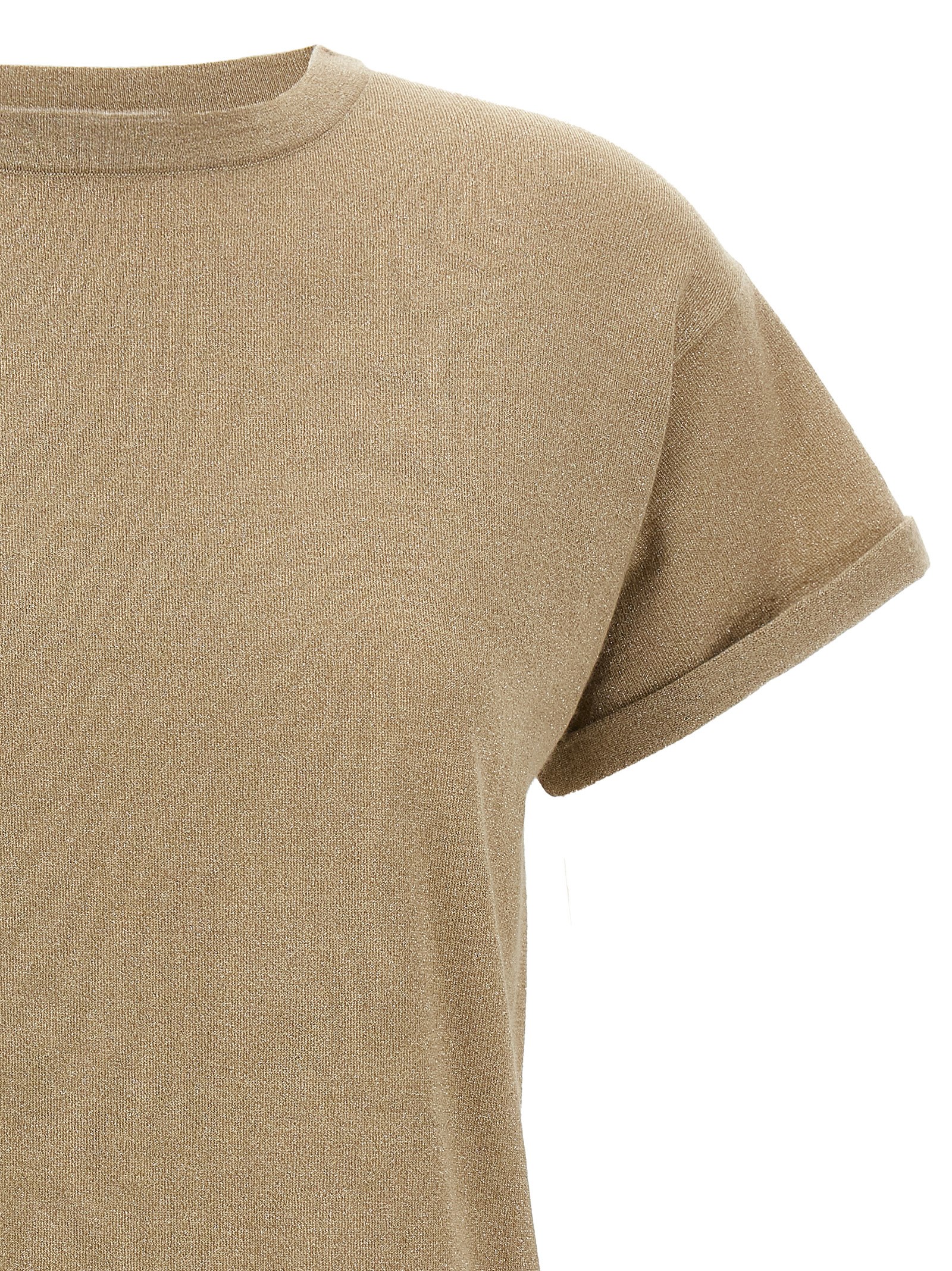 Lamé cashmere t-shirt - immagine 3