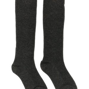 'Sparkling' ribbed socks