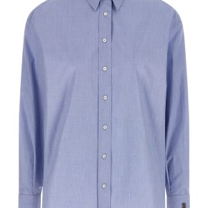 'Shiny Collar Detail' shirt