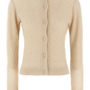 Sequin crochet cardigan