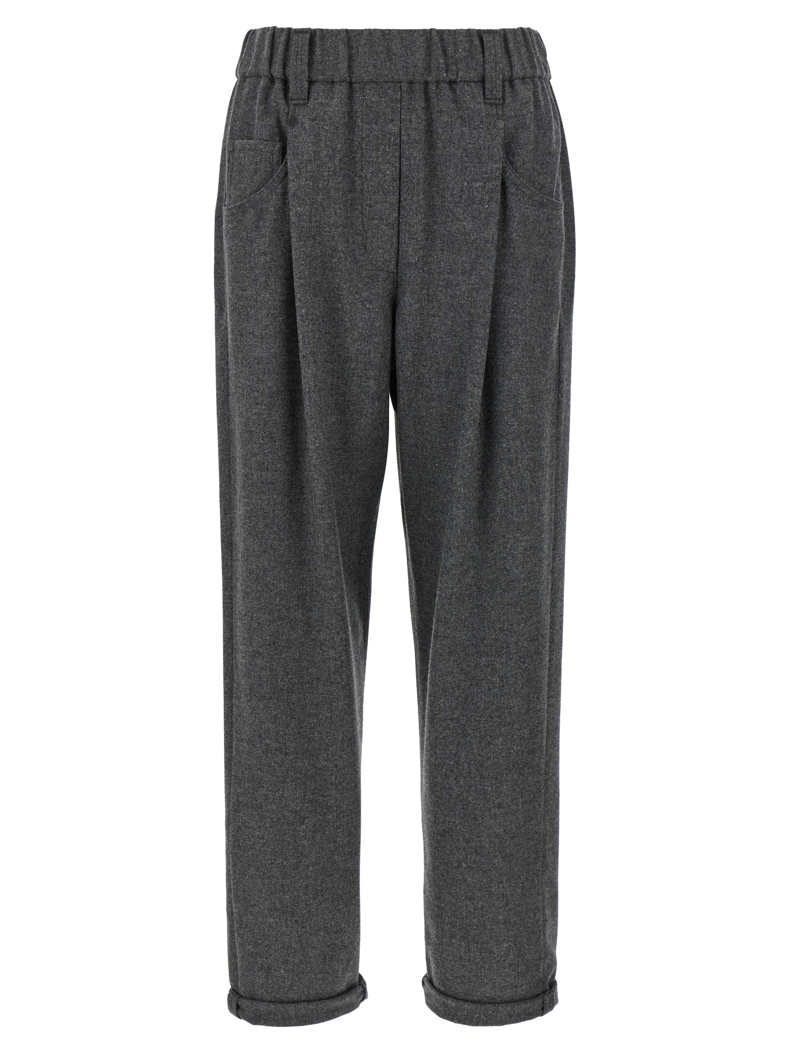 Wool and cashmere pants