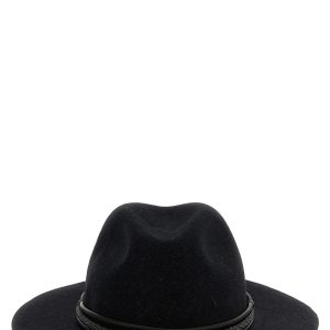 Jewel leather hat