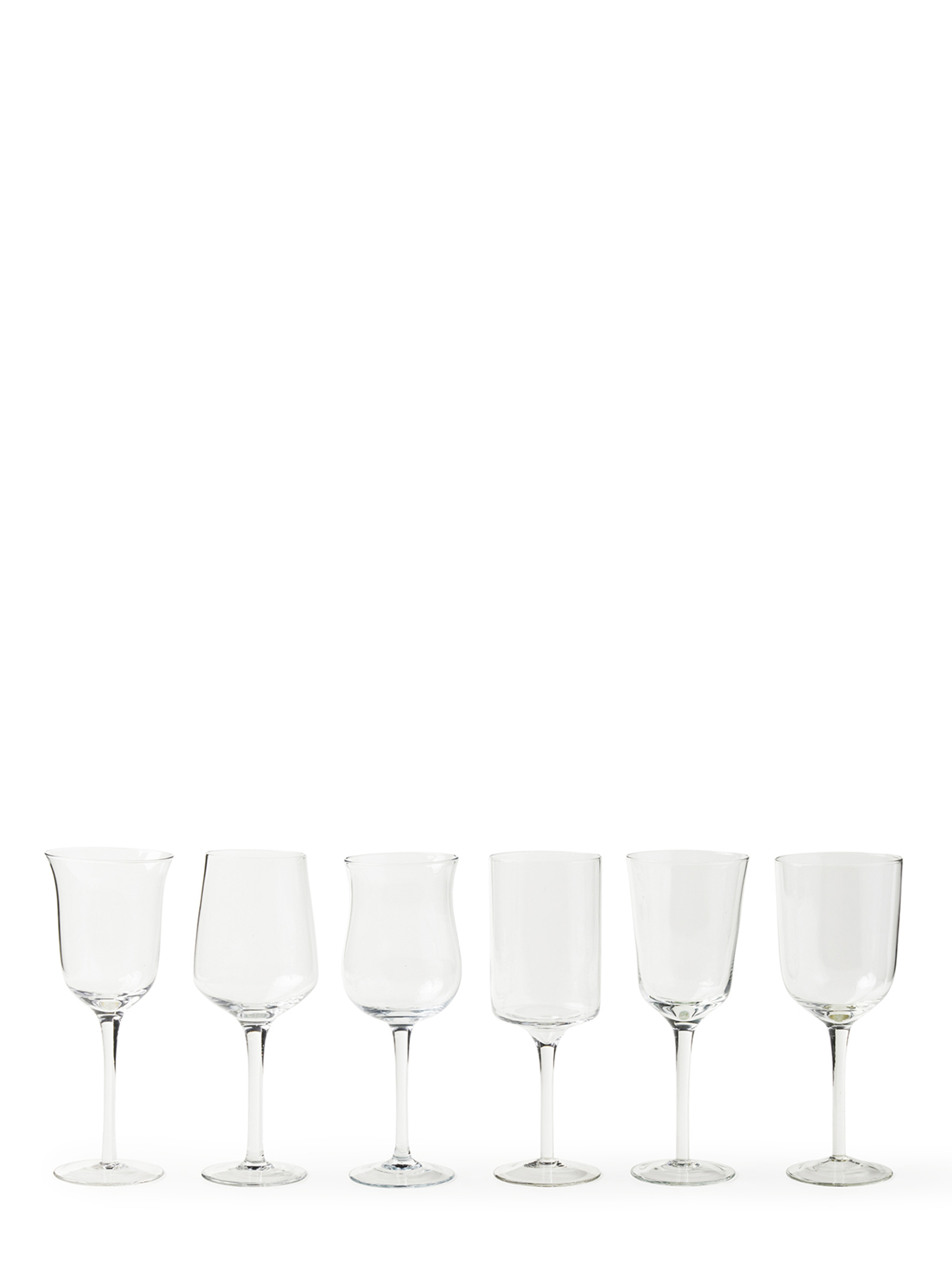 Set 6 Calici Assorted shapes