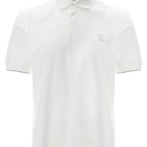 Logo piqué polo shirt
