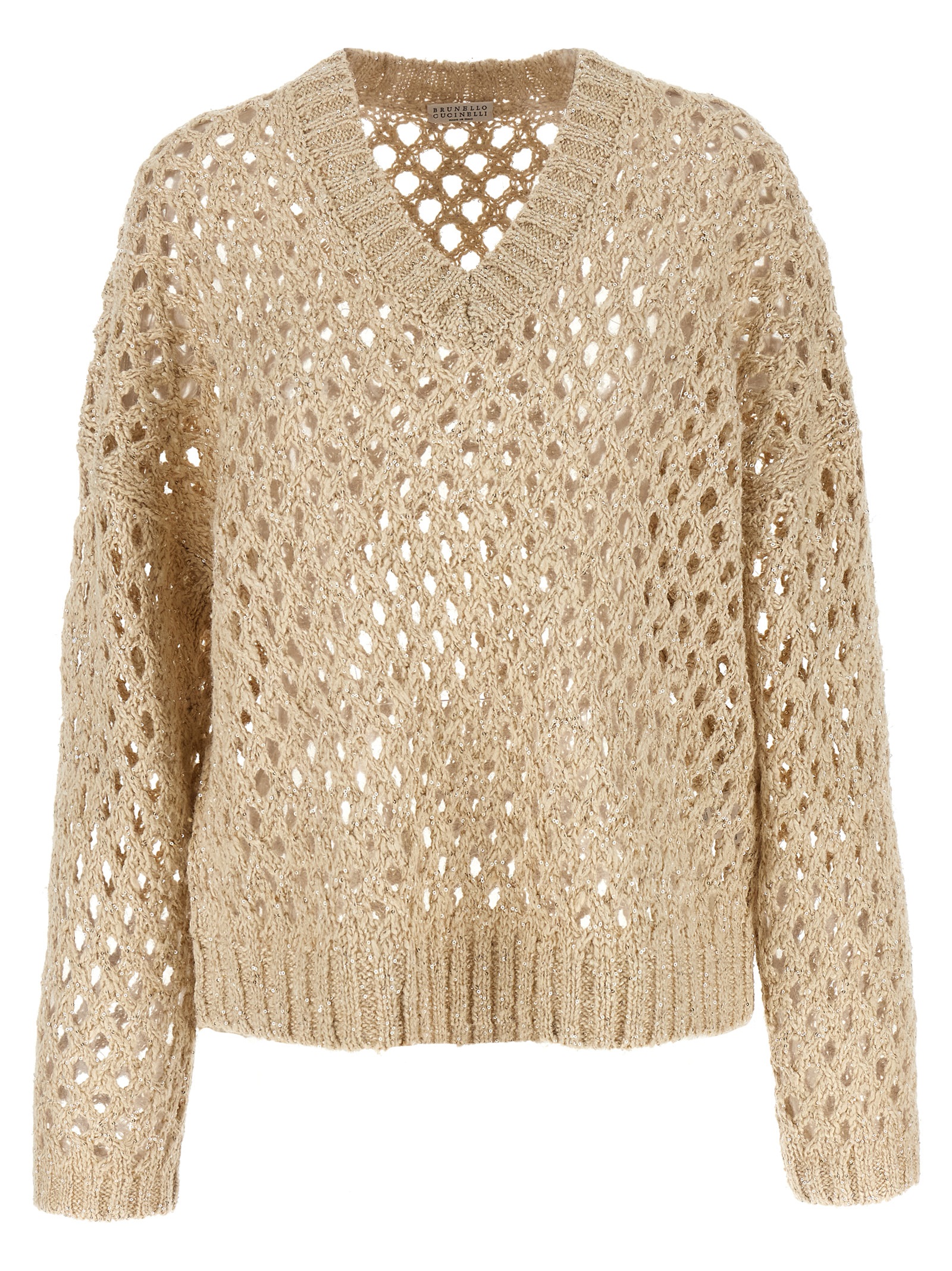 'Rustic Dazzling Net' sweater