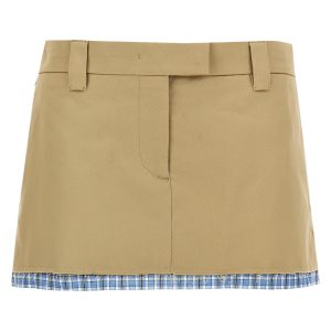 Layered mini skirt