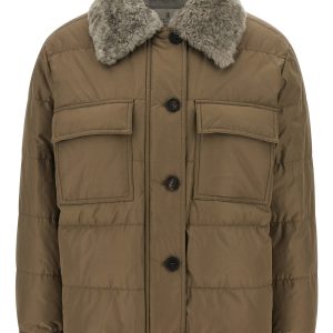 Monile sherling down jacket