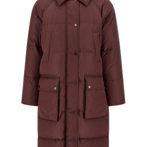 'Shiny Zipper Pull' down jacket