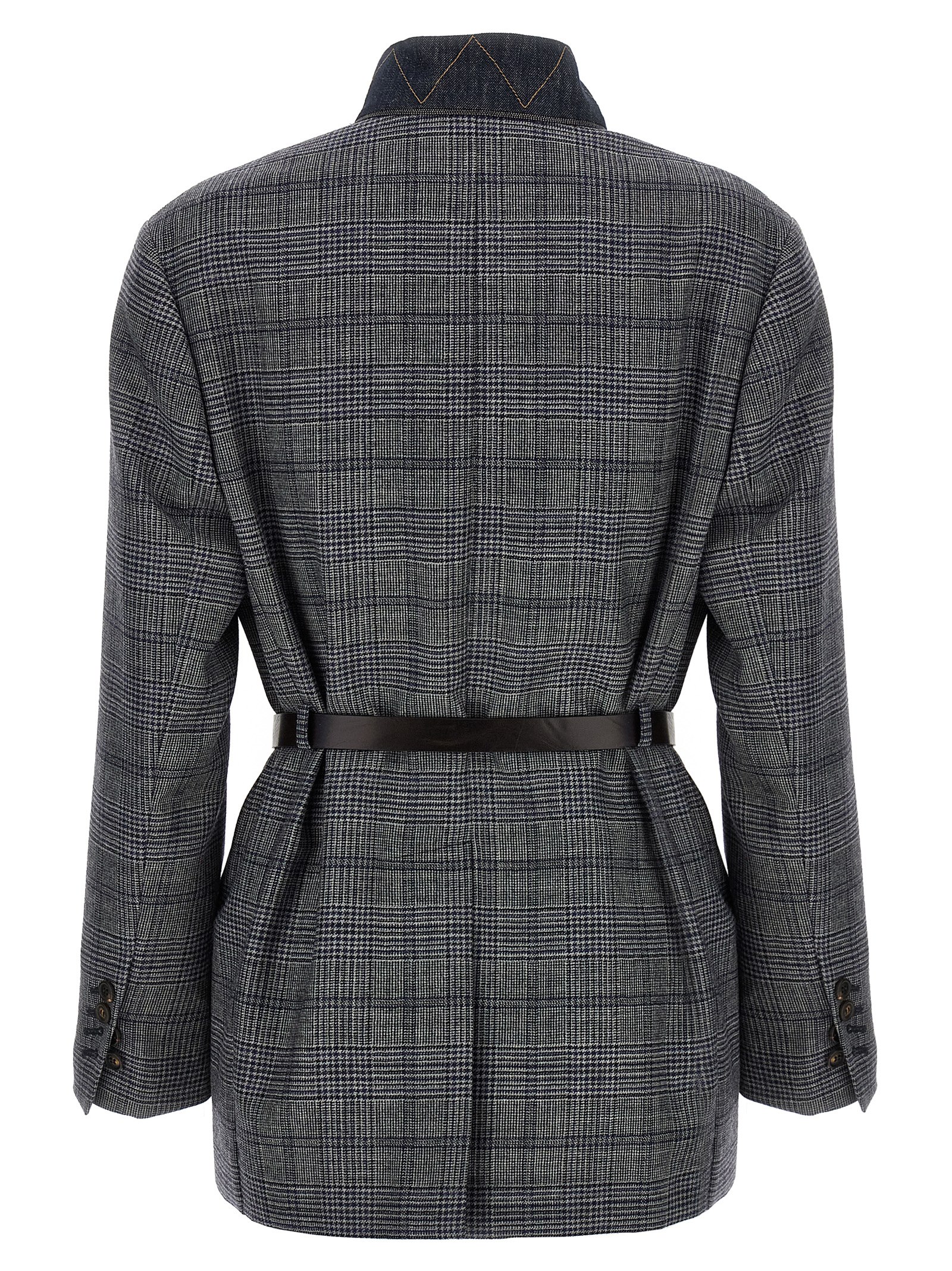 Monile houndstooth blazer - immagine 3