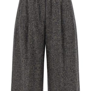 Wool bermuda shorts
