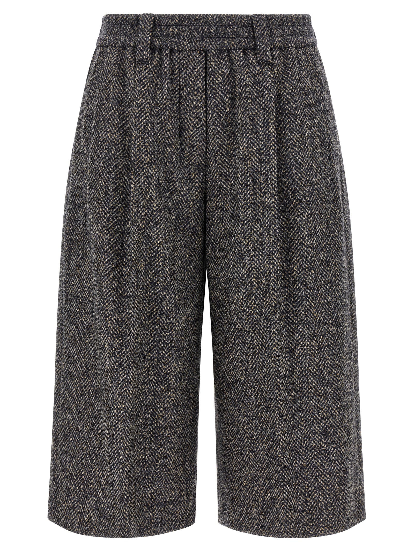 Wool bermuda shorts