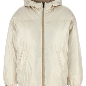 Laminated reversible down jacket