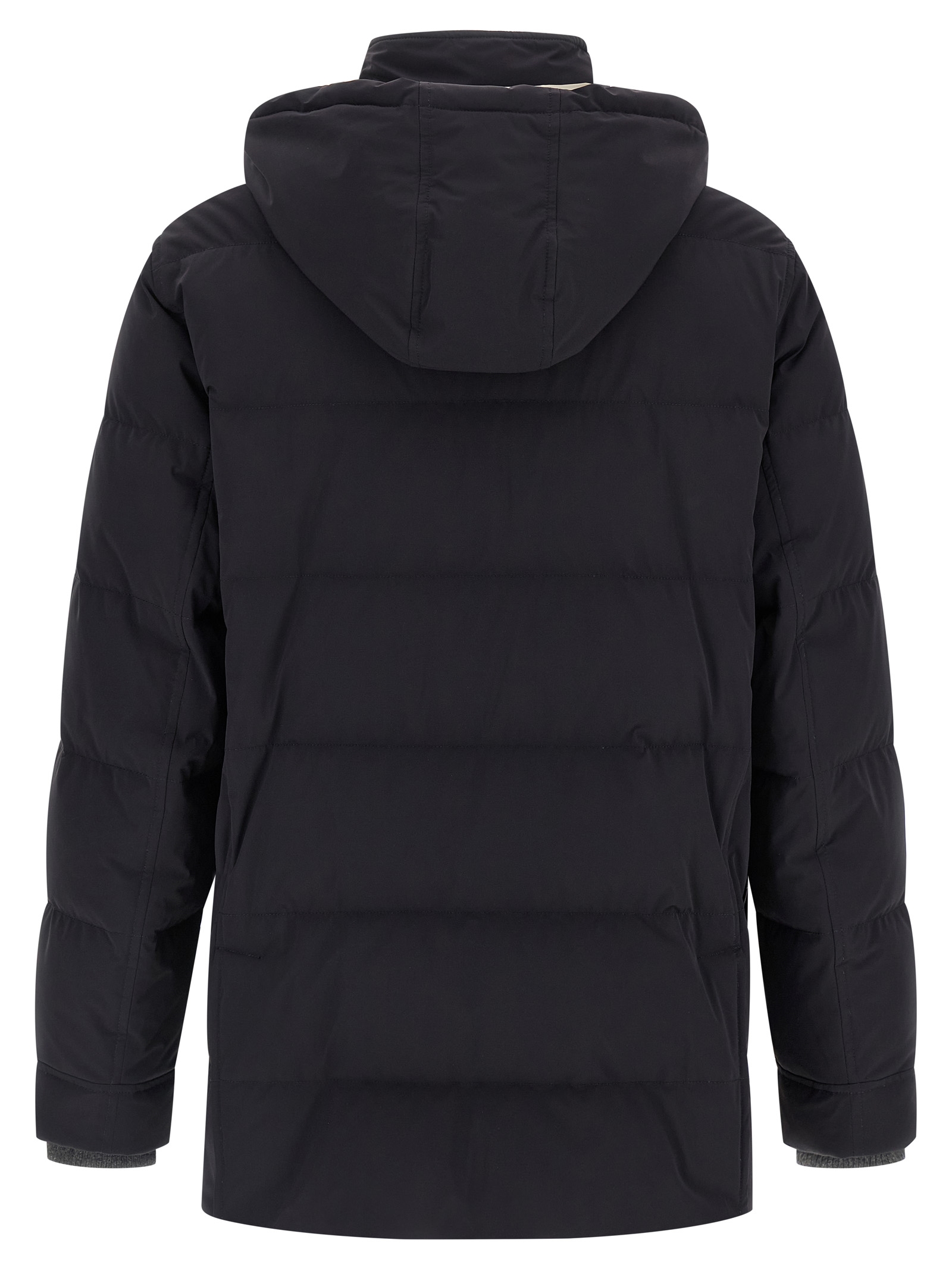 Knit insert down jacket - immagine 2