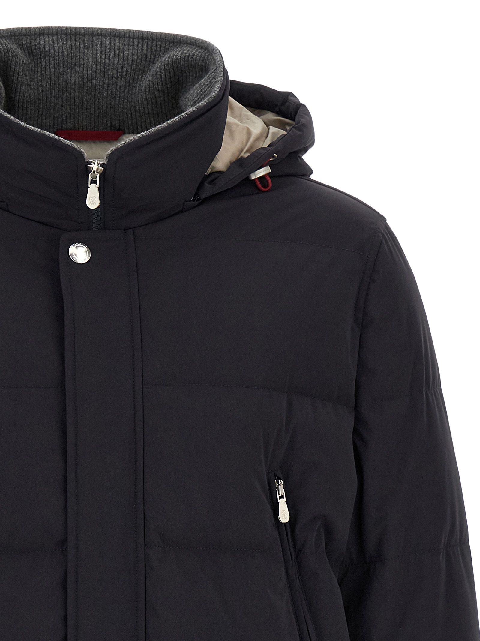 Knit insert down jacket - immagine 3