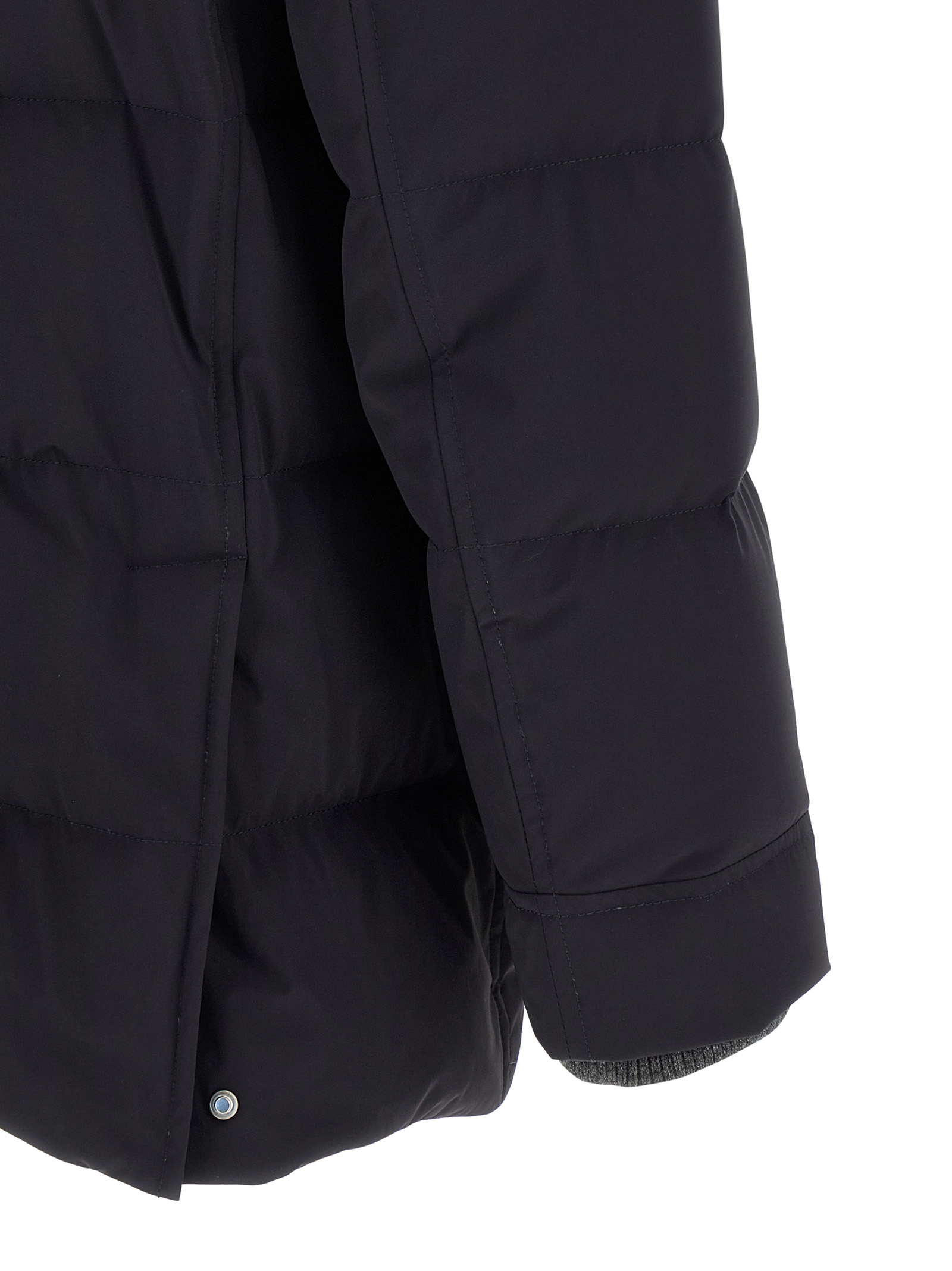 Knit insert down jacket - immagine 4
