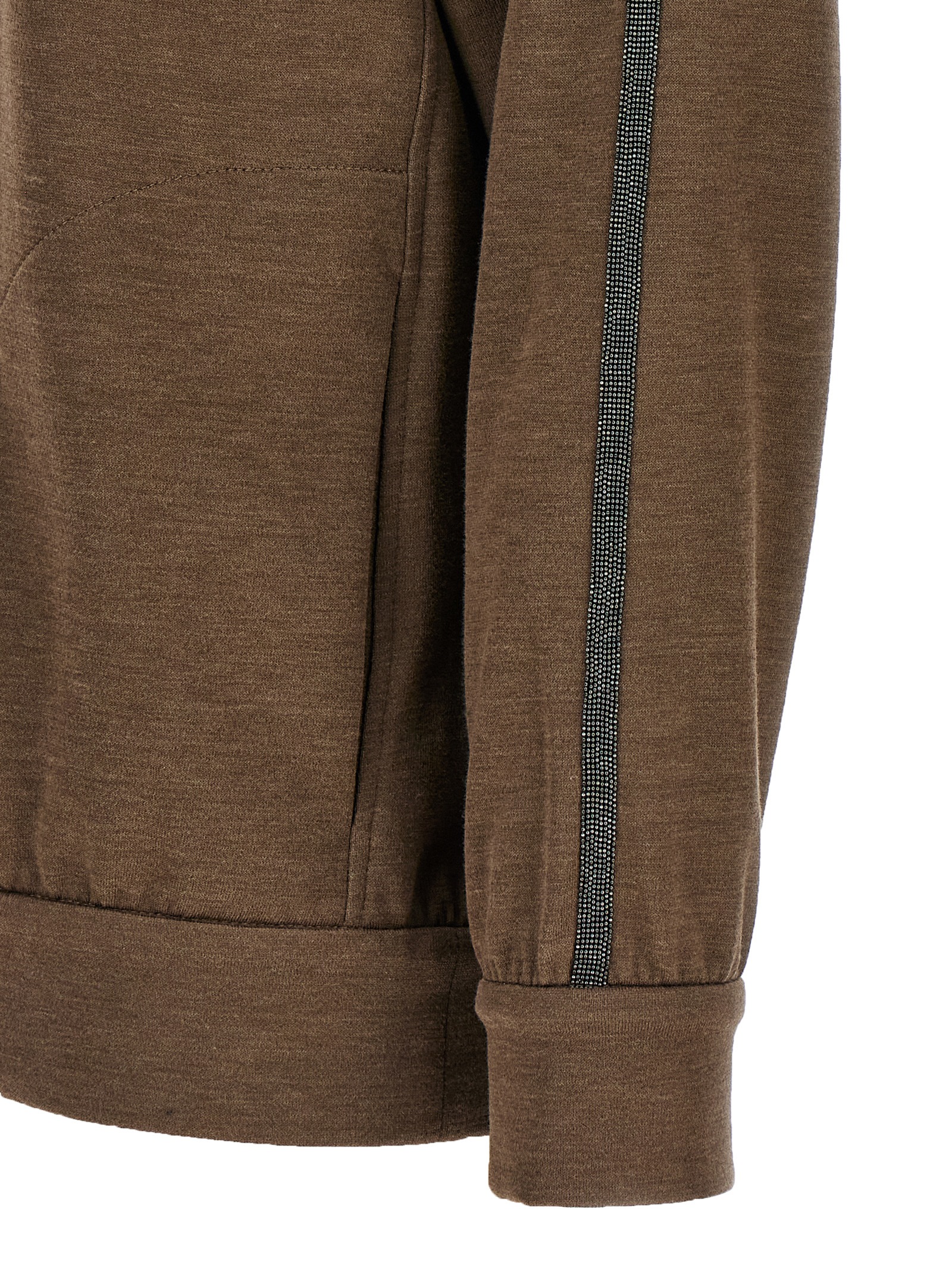 'Shiny Trims' hoodie - immagine 4