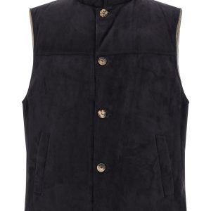 Suede vest