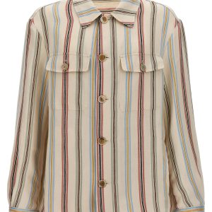 Striped overshirt