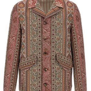 Balmacaan neck overshirt