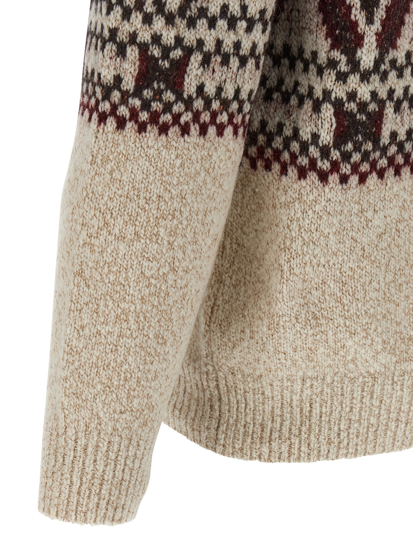 'Geometric Jacquard' sweater - immagine 4