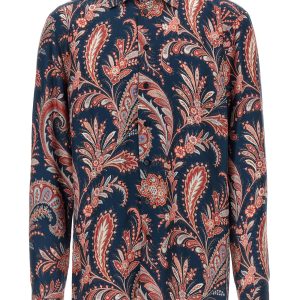 Paisley ramage silk shirt