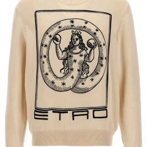 Logo embroidery sweater