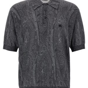 'Paisley' polo shirt