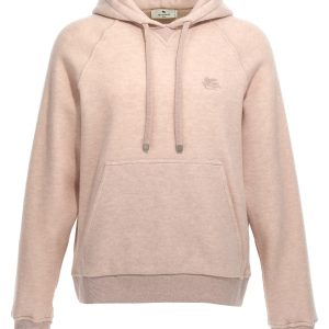 Logo embroidery wool hoodie