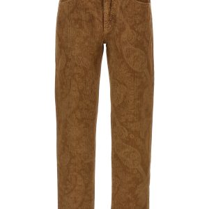 'Paisley' velvet pants