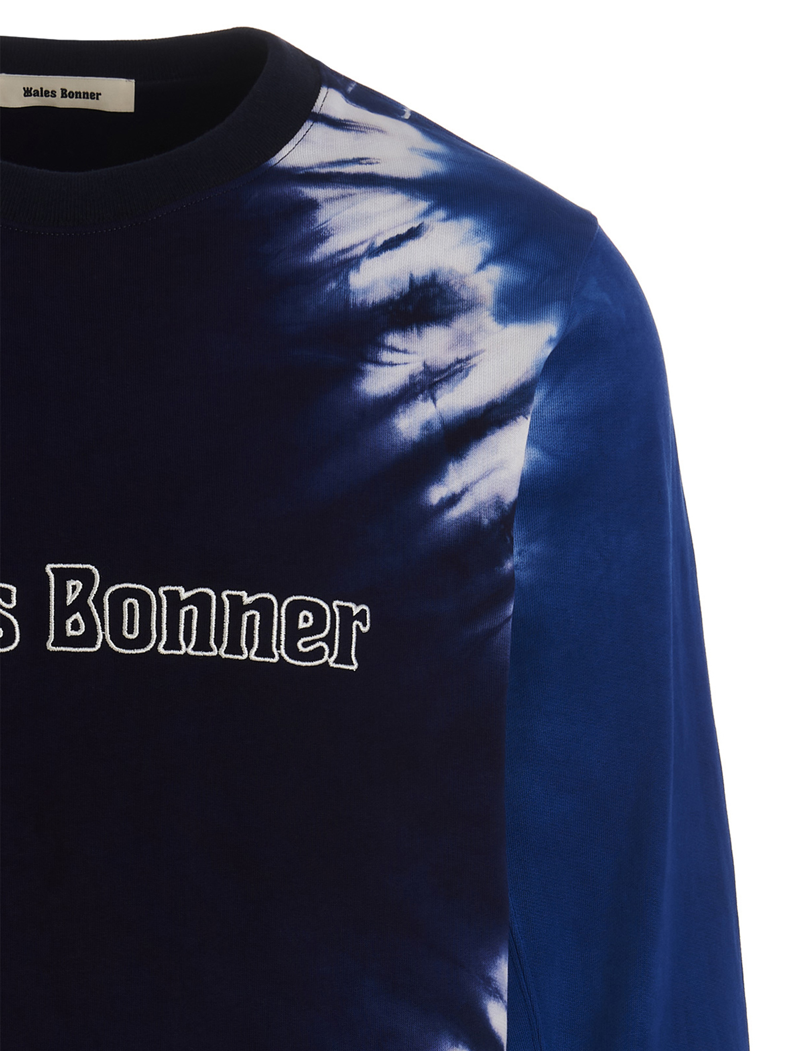 Logo embroidery tie dye sweatshirt - immagine 3