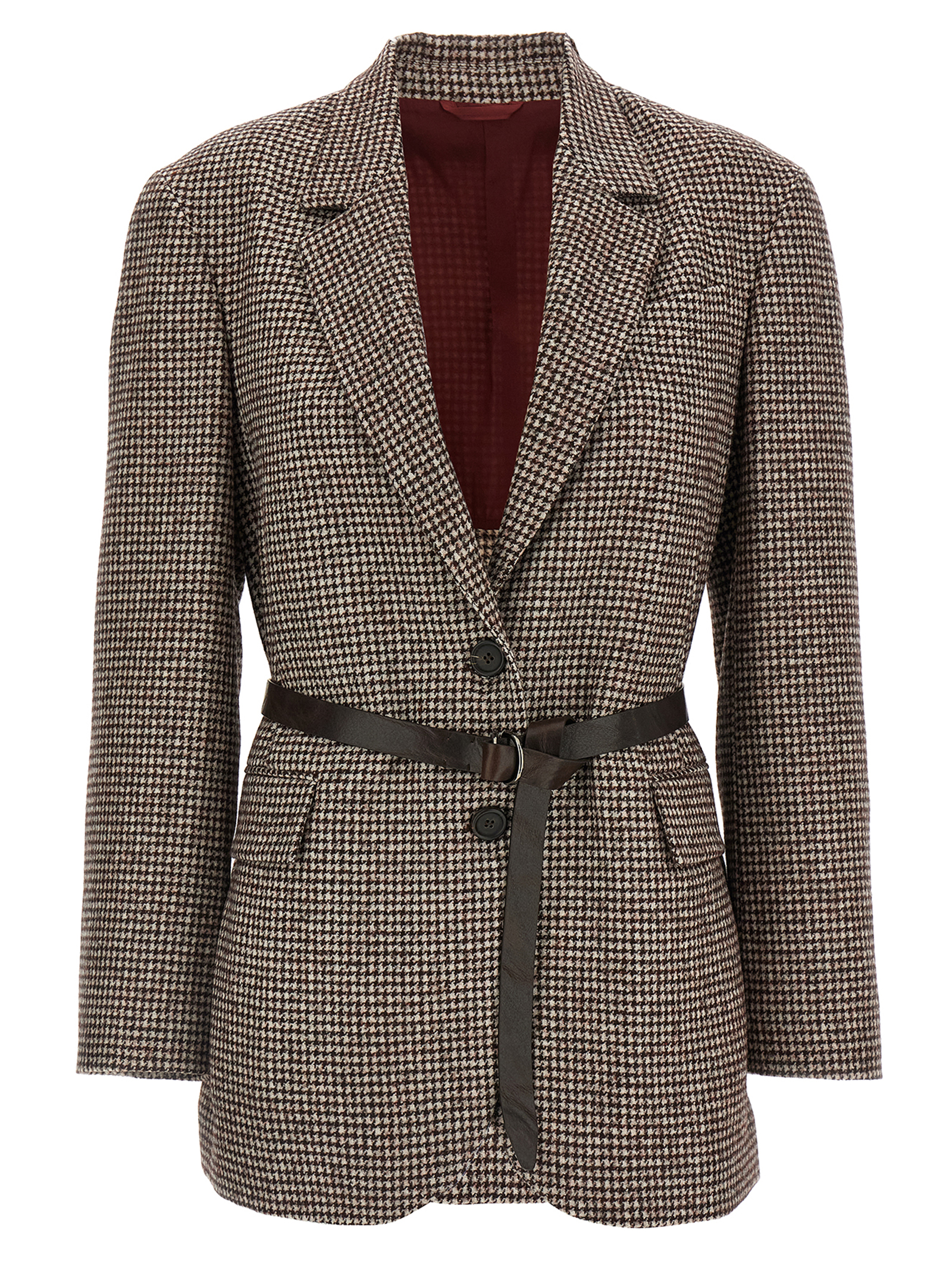 Houndstooth blazer