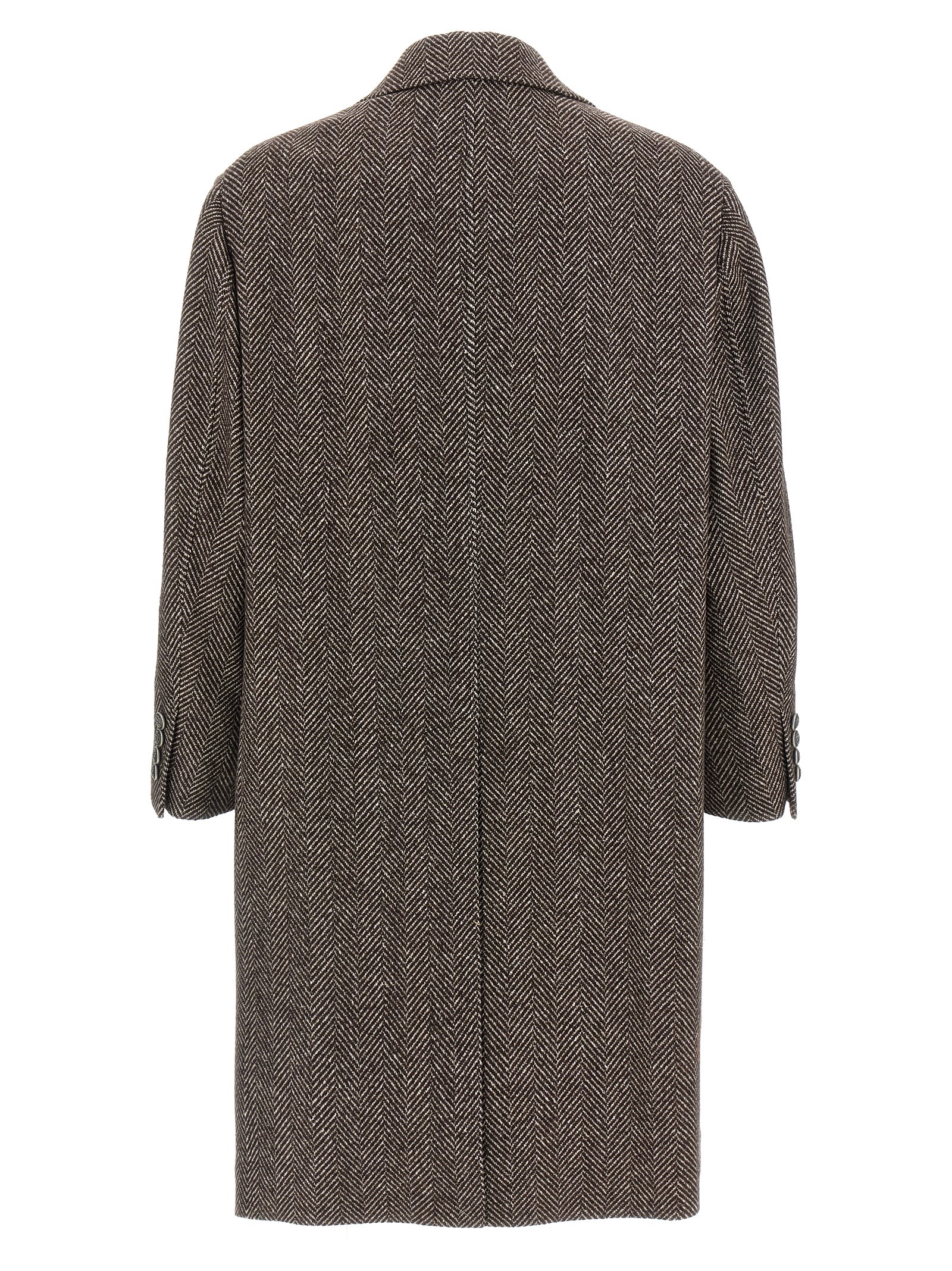 Single-breasted cashmere coat - immagine 2
