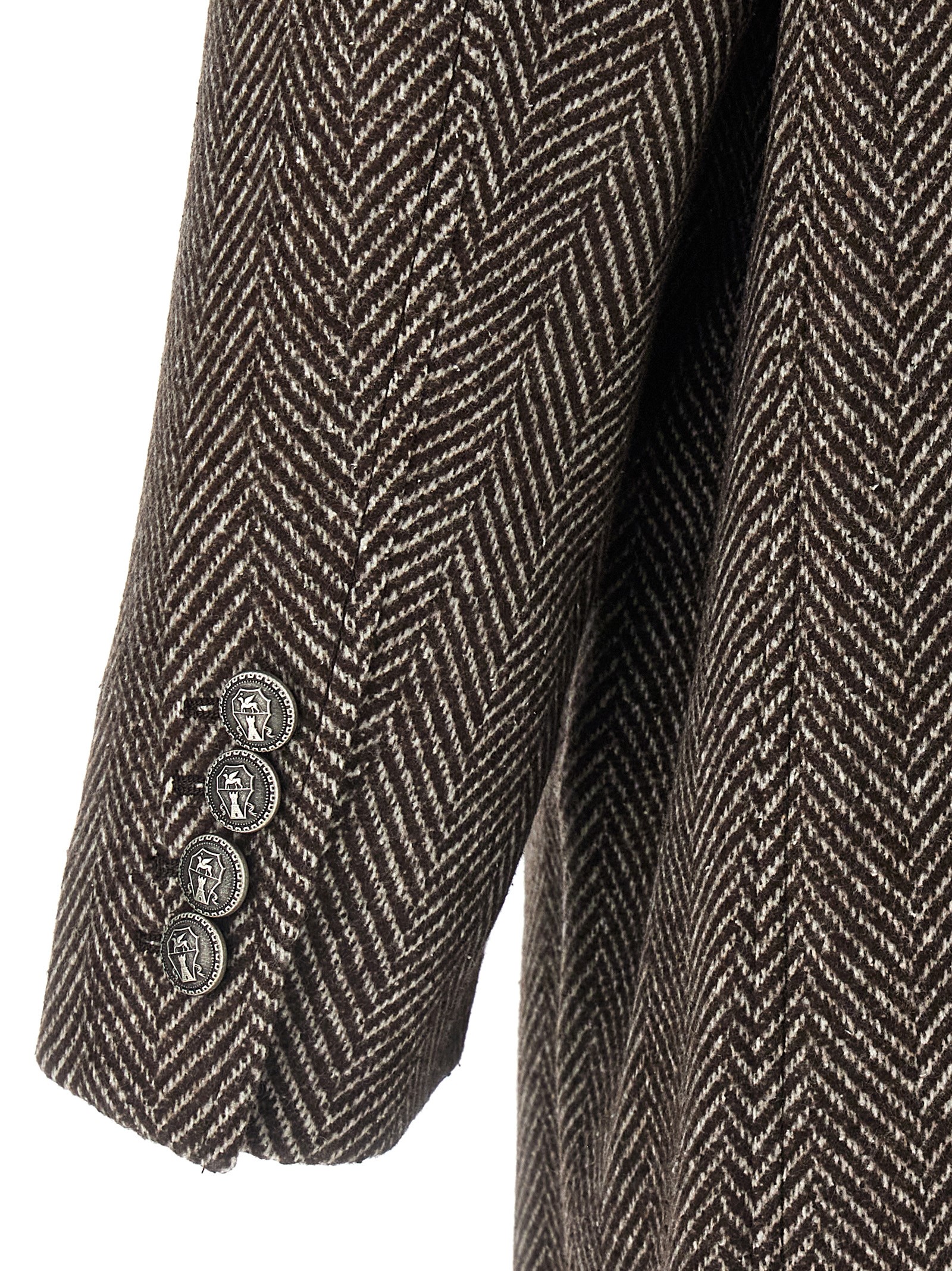 Single-breasted cashmere coat - immagine 4