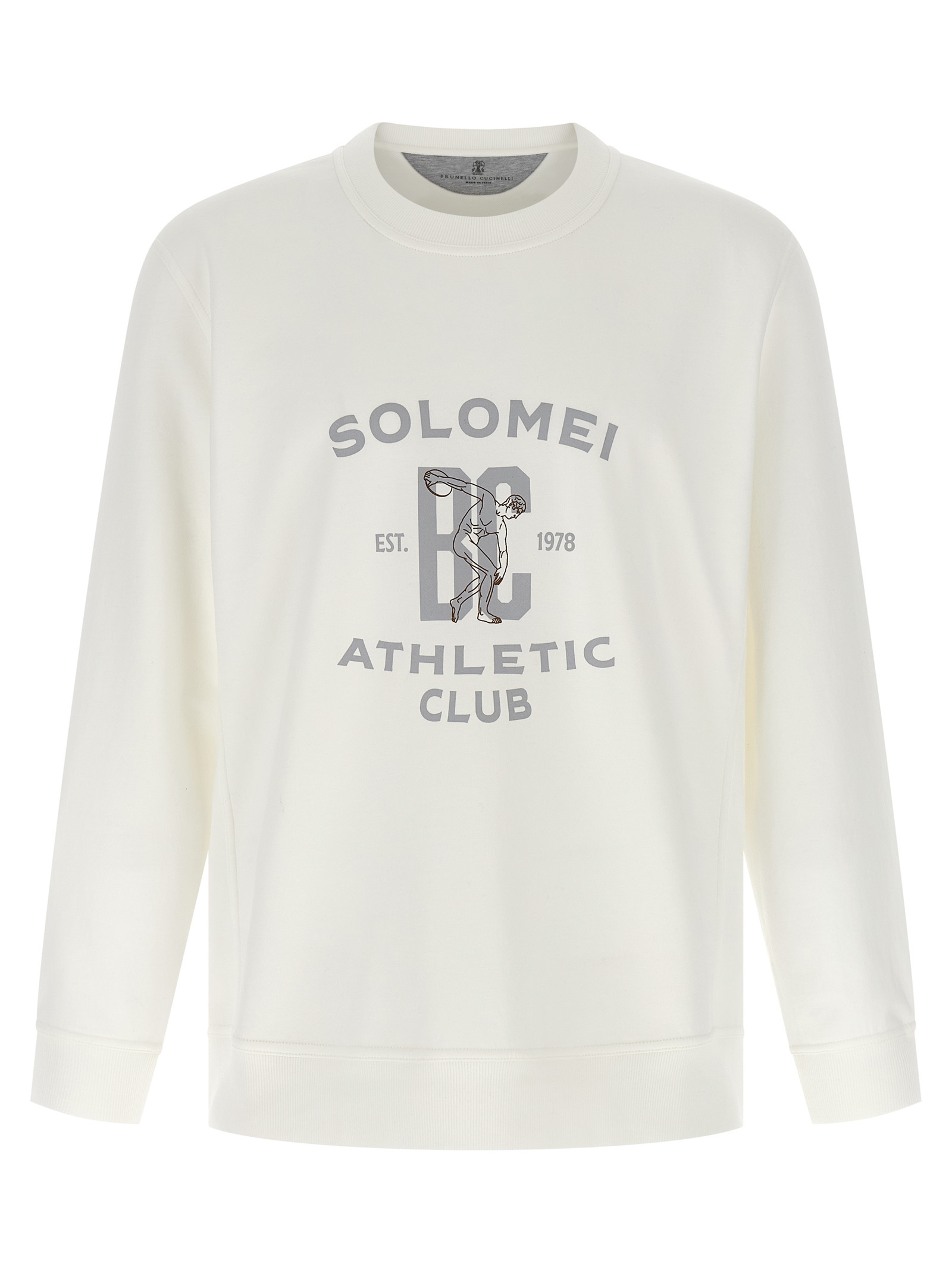 Techno cotton sweatshirt