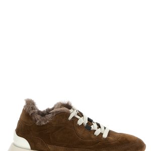 Monile suede sneakers