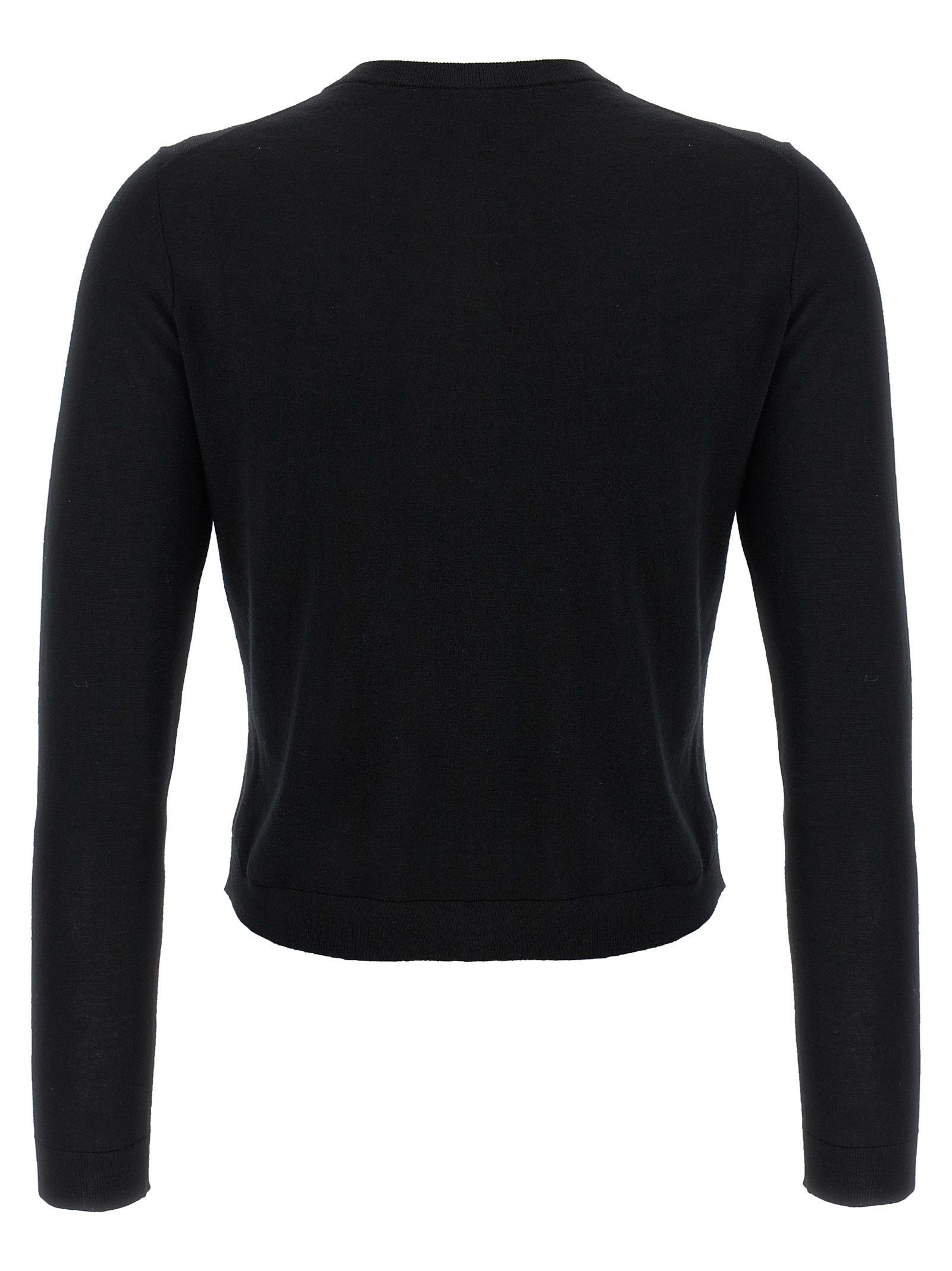 Wool cropped cardigan - immagine 2