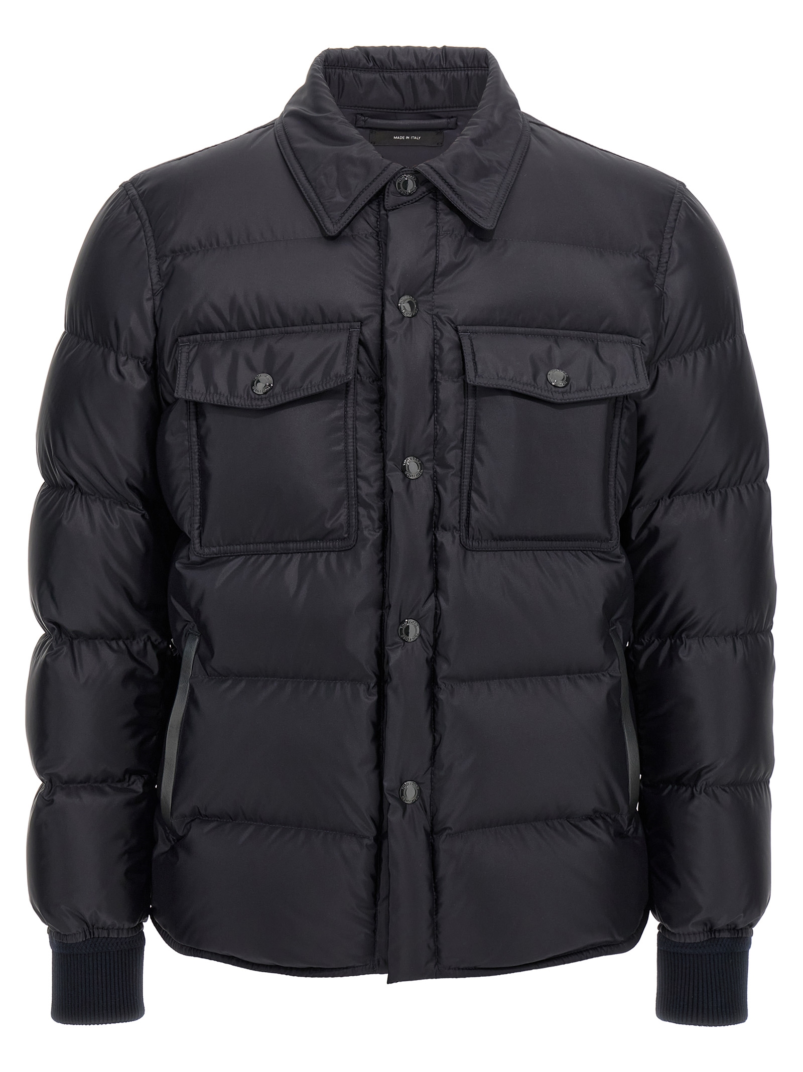 Shirt collar down jacket