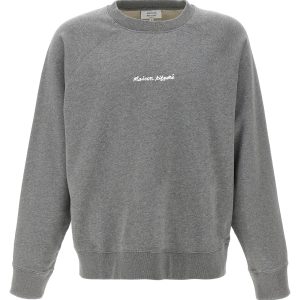 Logo embroidery sweatshirt