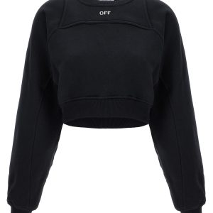 Logo embroidery sweatshirt