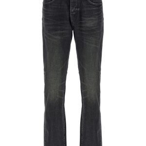 'P005 Double Dip Coated' jeans