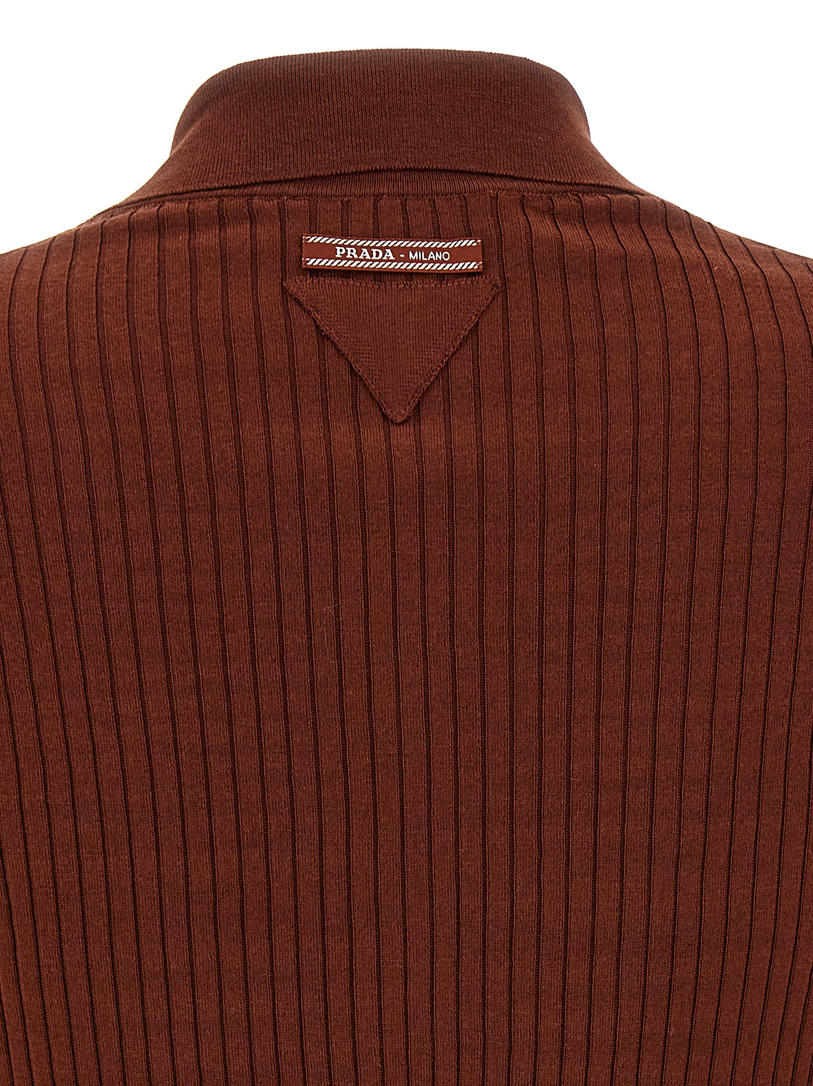 Ribbed polo shirt - immagine 4