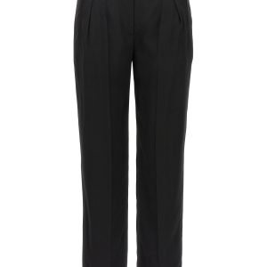 Metal bar detail trousers