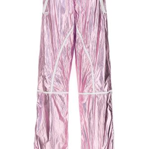 Laminated track pants