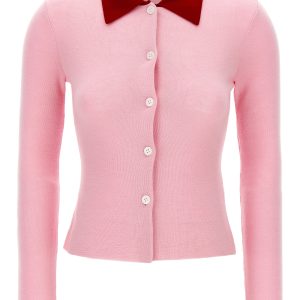 'Pink Merino Wool' cardigan
