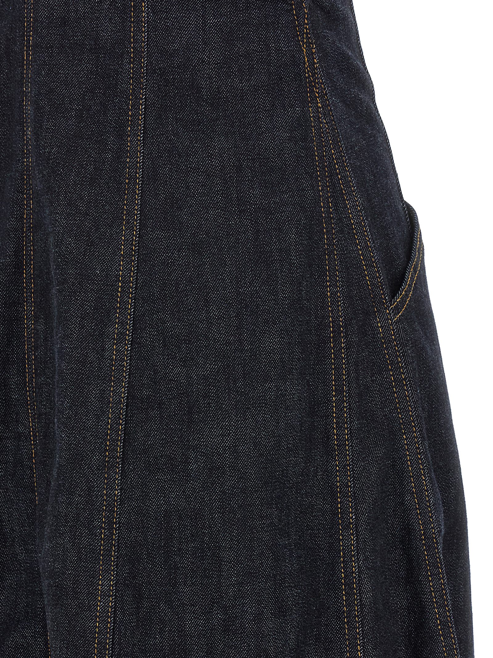 'Indigo Denim Midi' dress - immagine 4