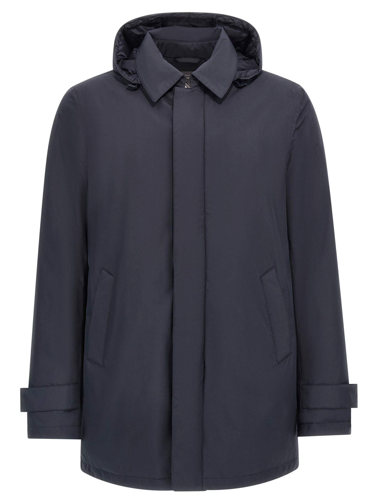 Removable hood parka