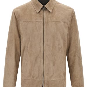 Suede blouson